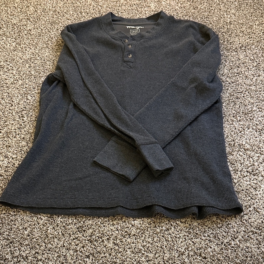 Wrangler Men's Charcoal Crewneck Sweater